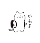 ふわふわのネコ（個別スタンプ：5）