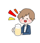 犬好きホワトの毎日使えるスタンプ（個別スタンプ：17）