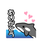 ひとこと(シャチ2)（個別スタンプ：4）