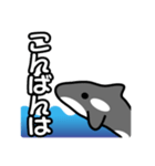 ひとこと(シャチ2)（個別スタンプ：8）