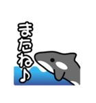 ひとこと(シャチ2)（個別スタンプ：16）