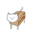 みかん猫とマーガリン犬と時々モロヘイヤ馬（個別スタンプ：3）