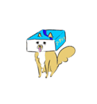 みかん猫とマーガリン犬と時々モロヘイヤ馬（個別スタンプ：6）
