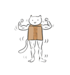 みかん猫とマーガリン犬と時々モロヘイヤ馬（個別スタンプ：18）
