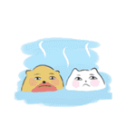 みかん猫とマーガリン犬と時々モロヘイヤ馬（個別スタンプ：38）