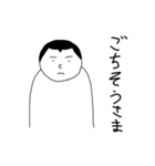 無表情くん あいさつ編（個別スタンプ：12）
