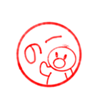 はんこ風ダッキースタンプ（個別スタンプ：7）
