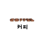 3D 英語文字 (English-Korean)（個別スタンプ：8）