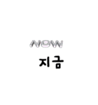 3D 英語文字 (English-Korean)（個別スタンプ：11）