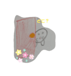 ひらがなカタカナおもちくん（個別スタンプ：4）