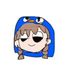 動物のかぶりもの女の子たち（個別スタンプ：8）