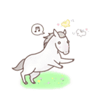 ちびうま♪〜自由な馬のすたんぷ〜（個別スタンプ：3）