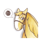 ちびうま♪〜自由な馬のすたんぷ〜（個別スタンプ：6）