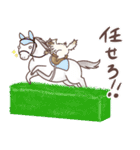 ちびうま♪〜自由な馬のすたんぷ〜（個別スタンプ：21）