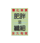 レトロな懐かしい楽しいチケット（個別スタンプ：12）