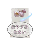 お花でフォーマル挨拶（個別スタンプ：3）