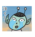 コロナと戦う宇宙人の日々（個別スタンプ：21）