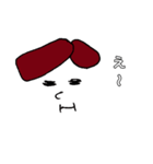 脱力ワンレンガール（個別スタンプ：2）