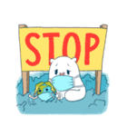 地球愛、クマ (GomGoo)（個別スタンプ：25）