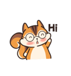 オレンジリス（個別スタンプ：1）