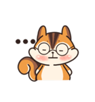 オレンジリス（個別スタンプ：3）