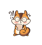 オレンジリス（個別スタンプ：4）