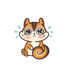 オレンジリス（個別スタンプ：8）