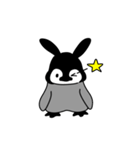 バニーペンギン（個別スタンプ：9）