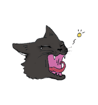 黒猫ジョナサンのスタンプ 1（個別スタンプ：2）