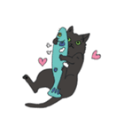黒猫ジョナサンのスタンプ 1（個別スタンプ：5）