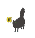 黒猫ジョナサンのスタンプ 1（個別スタンプ：6）