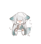 はいいろきつね。〈季節編〉（個別スタンプ：17）