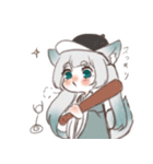 はいいろきつね。〈季節編〉（個別スタンプ：24）