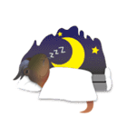 アール傘トカゲ（個別スタンプ：13）