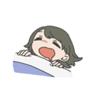 無地ガール（個別スタンプ：8）