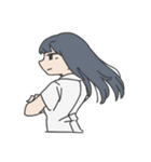 無地ガール（個別スタンプ：11）