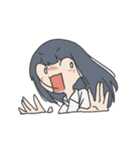 無地ガール（個別スタンプ：13）