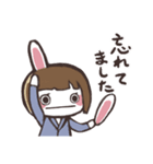仕事でつかえる♡うさぶっしゅ（個別スタンプ：7）