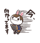 仕事でつかえる♡うさぶっしゅ（個別スタンプ：9）