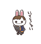 仕事でつかえる♡うさぶっしゅ（個別スタンプ：10）