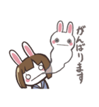 仕事でつかえる♡うさぶっしゅ（個別スタンプ：12）