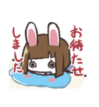仕事でつかえる♡うさぶっしゅ（個別スタンプ：16）