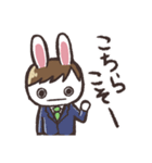 仕事でつかえる♡うさぶっしゅ（個別スタンプ：30）