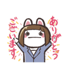 仕事でつかえる♡うさぶっしゅ（個別スタンプ：32）