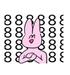 パワフルハッピーうさぎさん（個別スタンプ：27）