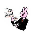 パワフルハッピーうさぎさん（個別スタンプ：37）