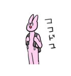 パワフルハッピーうさぎさん（個別スタンプ：38）
