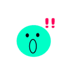 気持ちが伝わる♪まあるいかおスタンプ（個別スタンプ：17）