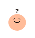 気持ちが伝わる♪まあるいかおスタンプ（個別スタンプ：19）