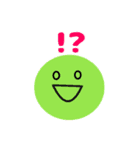 気持ちが伝わる♪まあるいかおスタンプ（個別スタンプ：24）